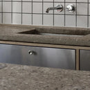 Kinetic Line Knobs & Pulls Minimalist brass cabinet knobs and pulls solid brass modern hardware set