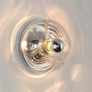 Acrylic swirl wave wall sconce modern bedside lighting retro wall lamp for bedroom bathroom hallway home decor warm ambient light fixture