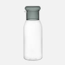 Glass carafe with cup lid modern water bottle minimalist infusion pitcher clear glass beverage container bedside carafe