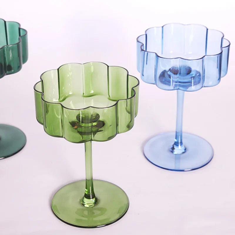 Wave Rim Glass Collection