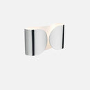 The Dichotomy Wall Light Modern wall light metal chrome black gold white dual glow contemporary lighting