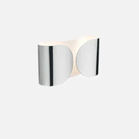 The Dichotomy Wall Light Modern wall light metal chrome black gold white dual glow contemporary lighting
