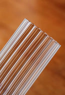 ribbed tall glass borosilicate clear drinkware for cocktails juice water