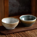 Celadon ceramic bowl organic edge reactive glaze ramen soup bowl artisan modern tableware