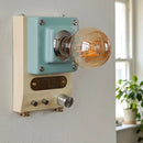 Nordic Retro knob dimming wall lamp vintage atmosphere Bedroom bedsideLED hallway balcony industrial style home decor wall light-Letifly Lights and Decor