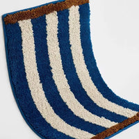 Nordic Tufting Stripe Bathroom Mat Tufted Bathmat Soft Geomrtic Rug Pad Living Room Carpet Anti-slip Hallway Home Room Decor-Letifly Lights and Decor