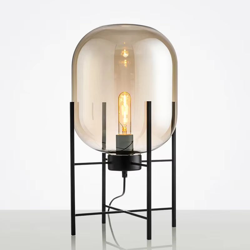 Pulpo Glass Table and Floor Lamp