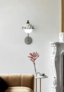 Orion Marble Sconce Black marble wall sconce alabaster stone modern luxury bedroom wall light