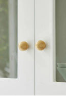 Brass Drawer Knob Gold Thread Shape Furniture Handle Kitchen Cabinet Handle Single Hole Ball Bedroom Wardrobe Handle-Letifly Lights and Decor