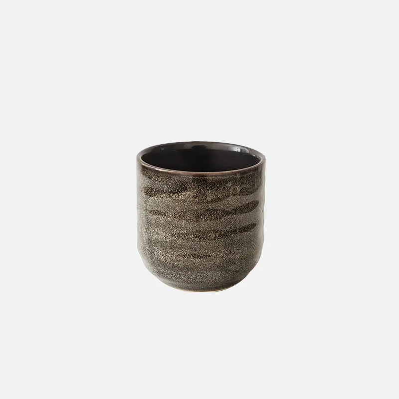 Japanese Ceramic Cup Hand Glazed Vintage Retro Style Tea Cup