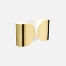 The Dichotomy Wall Light Modern wall light metal chrome black gold white dual glow contemporary lighting
