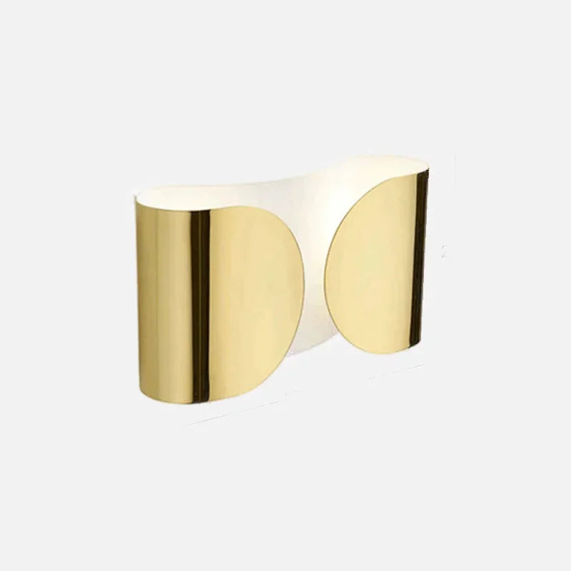 The Dichotomy Wall Light Modern wall light metal chrome black gold white dual glow contemporary lighting