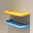 Dopamine Bathroom Storage Shelf Drainable Free Punch Wall Hanging Storage Rack Sturdy High Quality Toiletries Organizer Home-Letifly Lights and Decor