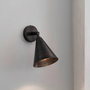 Vetra Cone Copper Wall Sconce copper cone wall sconce adjustable modern black gold LED bedside lamp