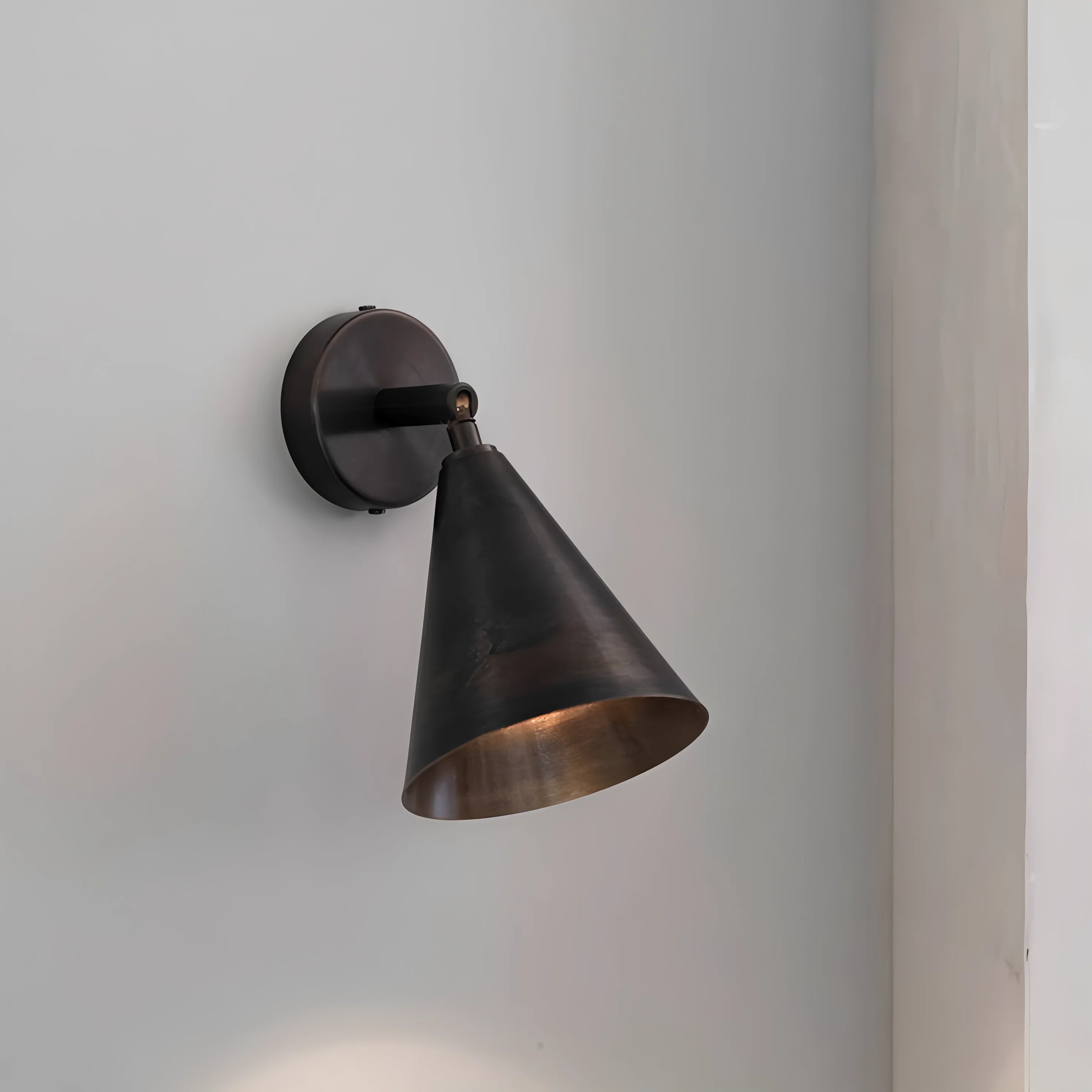 Vetra Cone Copper Sconce