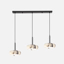 Eclipse Mini Pendant Lamp Luxury Black Round Natural Stone Pendant Lamp High-end Bedroom Bedside LED Chandelier Living room Decoration Home Hanging Lights