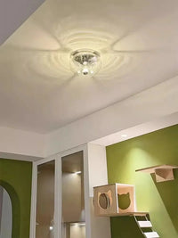 Acrylic swirl wave wall sconce modern bedside lighting retro wall lamp for bedroom bathroom hallway home decor warm ambient light fixture