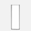 Square glass cup clear cold drink minimalist modern durable tumbler