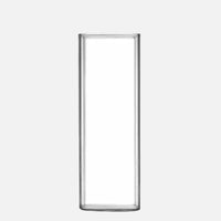 Square glass cup clear cold drink minimalist modern durable tumbler