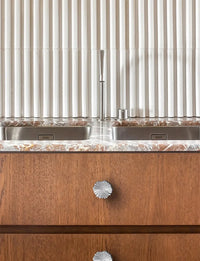 Santaya Brass Cabinet Pulls Cup Flat Chrome Drawer Pulls Kitchen Cupboard Bathroom Dresser Cabinet Knob Hardware Silver Handles-Letifly Lights and Decor