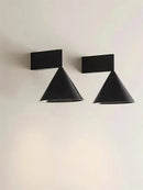 minimalist bedroom bedside wall lamp new conical geometric simple designer high-end background wall aisle lamp