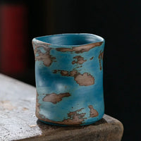 Coarse Pottery Coffee Cup rustic japanese ceramic coffee cup handmade pottery espresso mug