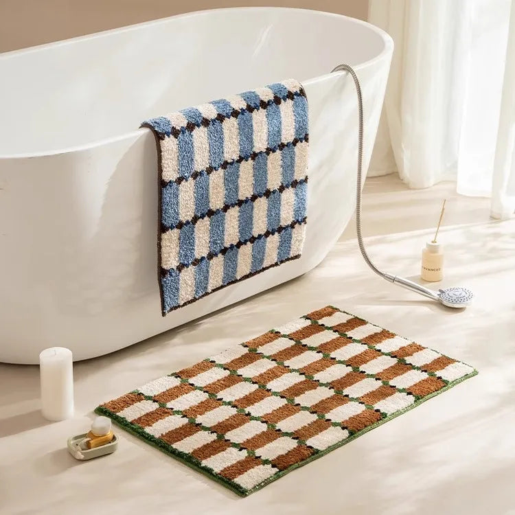 Willow Check Tufted Rug