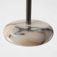 Eclipse Mini Pendant Lamp Luxury Black Round Natural Stone Pendant Lamp High-end Bedroom Bedside LED Chandelier Living room Decoration Home Hanging Lights