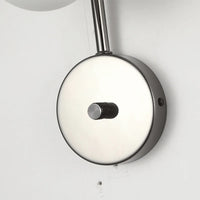 Orion Marble Sconce Black marble wall sconce alabaster stone modern luxury bedroom wall light