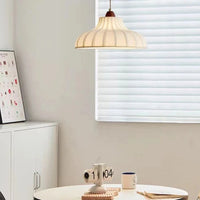 Wabi Sabi Fabric Pendant Lights for Dining Rooms Living Rooms Bedrooms Apartment Ceiling Lights Modern Atmosphere Room Decor-Letifly Lights and Decor