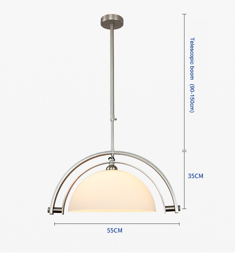 Lange Midcentury Modern Pendant LED Lamp