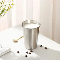The EverCup Stainless steel camping indoor outdoor cup textured finish large capacity drinkware
