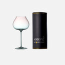 Elysian Gradient Goblet pink blue crystal wine glass frosted clear