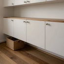 Santaya Solid PVD Nickel-silver Brass Handles Kitchen Cabinet Pulls Bedroom Wardrobe Drawer Knobs Furniture Handle-Letifly Lights and Decor