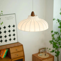 Wabi Sabi Fabric Pendant Lights for Dining Rooms Living Rooms Bedrooms Apartment Ceiling Lights Modern Atmosphere Room Decor-Letifly Lights and Decor