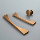 1pc Modern Nordic Simple Style Zinc Alloy Cabinet Handles And Knobs Brushed Bronze Finish Furniture Hardware Cupboard Door Pulls-Letifly Lights and Decor