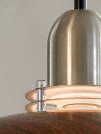 Aero Bar Pendant Lamp Aluminum and wood linear pendant light modern Nordic ceiling lamp chandelier