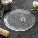 Creative Transparent Glass Western Food Plate Kitchen Tableware Living Room Home Coffee Table Dried Fruit Snacks Display Tray-Letifly Lights and Decor