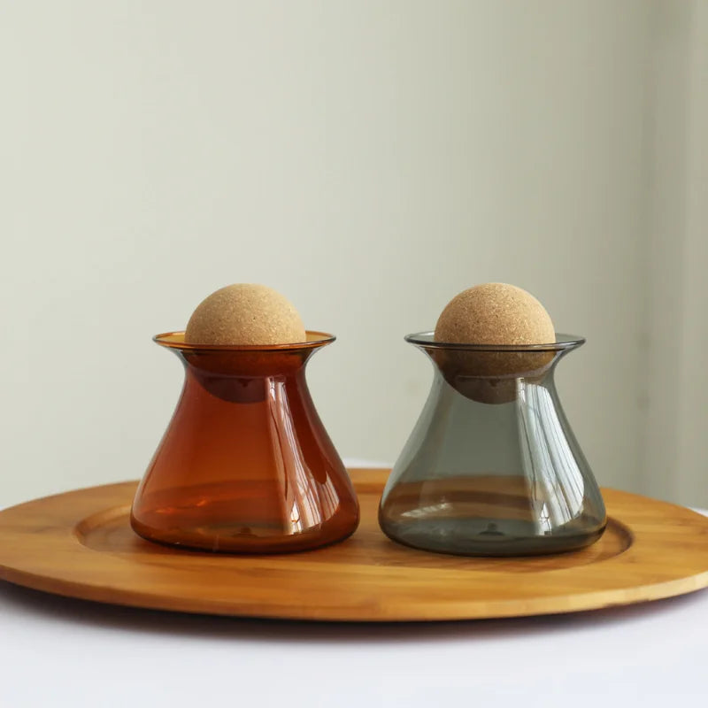 Halo Hue Glass Storage Jar