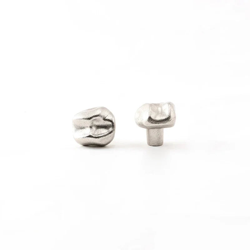 Santaya PVD Nickel Silver Brass Handles Kitchen Cabinet Pulls Bedroom Wardrobe Drawer Knobs Furniture Handle-Letifly Lights and Decor