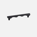 Brass Wave Shape Cabinet Handles Modern Drawer Pulls Gold/Black Furniture Handles for Kitchen Wardrobe Door-Letifly Lights and Decor