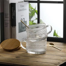 Heritage Embossed Glass Cups (Set of 4)