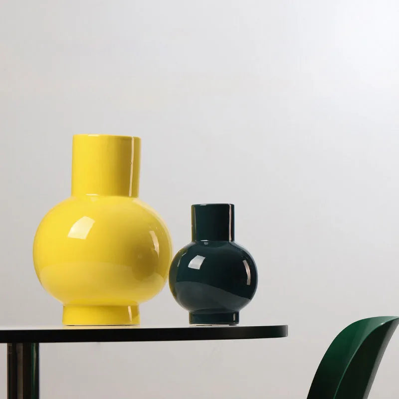 Orbita Glazed Ceramic Vase