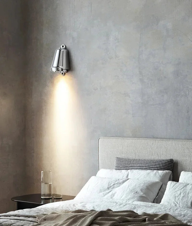 Bell Housing Lamp Indoor outdoor aluminum LED wall light modern bell wall sconce