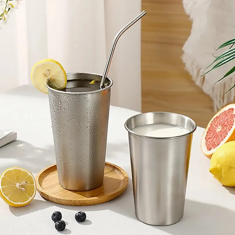 The EverCup Stainless steel camping indoor outdoor cup textured finish large capacity drinkware