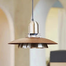 Aero Bar Pendant Lamp Aluminum and wood linear pendant light modern Nordic ceiling lamp chandelier