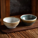 Celadon ceramic bowl organic edge reactive glaze ramen soup bowl artisan modern tableware