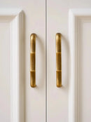 Santaya Antique Brass Cabinet Pulls Handles Dresser Drawer Solid Brass Cabinet Handles Wardrobe Kitchen Hardware Pull-Letifly Lights and Decor