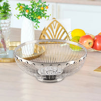 Verge Wire Basket Set stainless steel wire fruit basket modern kitchen bowl polished silver produce holder