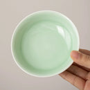 Refreshment Plate, Ceramic Fruit Plate, Small Living Room Household Snack Plate, High-Footed Fruit Tray, Nut Plate.-Letifly Lights and Decor